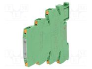 Relay: interface; Ucntrl: 24VDC; 100mA; for DIN rail mounting PHOENIX CONTACT