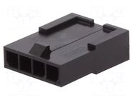 Connector: wire-wire; plug; male; PIN: 4; Micro-Fit 3.0; for cable MOLEX