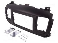 Radio frame; Citroën,Peugeot,Toyota; 2 DIN; black PER.PIC.