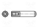 Cylindrical stud; steel; BN 1970; Ø: 6mm; L: 60mm; DIN 7979 BOSSARD