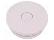 Stopper; elastomer thermoplastic TPE; light grey; 1.5÷4.5mm SPELSBERG