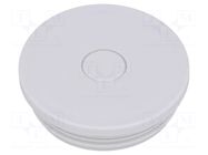 Stopper; elastomer thermoplastic TPE; light grey; 1.5÷4.5mm SPELSBERG