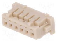 Connector: wire-board; plug; female; PIN: 6; SignalBee; straight HIROSE