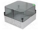 Enclosure: junction box; X: 300mm; Y: 300mm; Z: 209mm; polycarbonate SPELSBERG