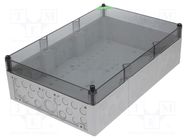 Enclosure: junction box; X: 300mm; Y: 450mm; Z: 132mm; polycarbonate SPELSBERG