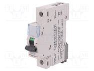 Circuit breaker; 230VAC; Inom: 63A; Poles: 1; Charact: C; 6kA; IP20 LEGRAND