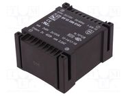 Transformer: encapsulated; 30VA; 115VACx2; 6V; 6V; 2.5A; 2.5A; PCB HAHN