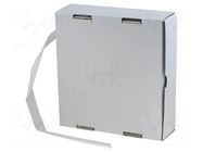 Heat shrink sleeve; glueless; 2: 1; 6.4mm; white; polyolefine CYG/KTG