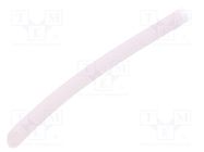 Insulating tube; silicone; transparent; -50÷200°C; Øint: 3mm FAVIER