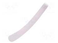Insulating tube; silicone; transparent; -50÷200°C; Øint: 8mm FAVIER
