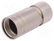 Gland; straight; size 16; metal; Plating: nickel; 14.5mm; RT360 AMPHENOL