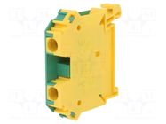 Splice terminal: rail; 1kV; screw terminal; yellow-green; ways: 1 POKÓJ