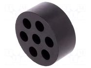 Insert for gland; 8mm; M50; IP54; NBR caoutchouc; Holes no: 7 LAPP