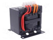 Transformer: mains; 200VA; 400VAC; 24V; Leads: terminal block; IP00 BREVE TUFVASSONS