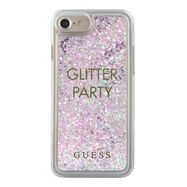 Guess GUHCP7GLUQPU iPhone 6/7/8 /SE 2020 / SE 2022 purple/purple hard case Liquid Glitter Party, Guess