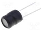 Inductor: wire; THT; 1.5mH; 410mA; 3Ω; ±10%; Ø9.5x11.5mm; vertical FERROCORE