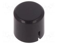 Button; black; polyamide; Application: PVA C&K