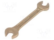 Wrench; spanner; 12mm,13mm; Overall len: 128mm; aluminum bronze BAHCO