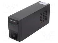 Power supply: UPS; 360W; 600VA; 220÷230V; 90x320x142mm; 7Ah; 6h QOLTEC