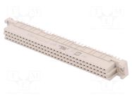 Connector: DIN 41612; socket; female; PIN: 96; straight; 2A; THT HARTING