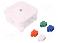 Enclosure: junction box; X: 86mm; Y: 86mm; Z: 35mm; with fixing lugs ELEKTRO-PLAST NASIELSK