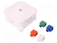 Enclosure: junction box; X: 86mm; Y: 86mm; Z: 35mm; with fixing lugs ELEKTRO-PLAST NASIELSK