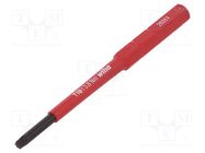 Interchangeable blade; Torx®; insulated; TX10; 75mm; max.3.8Nm WIHA