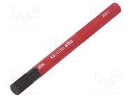 Interchangeable blade; hex key; insulated; HEX 6mm; 75mm; 1kVAC WIHA