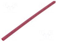 Heat shrink sleeve; glueless; 2: 1; 9.5mm; L: 1m; red; polyolefine CYG/KTG