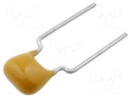 Capacitor: ceramic; MLCC,monolithic; 10nF; 100V; C0G (NP0); ±5% KEMET