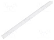 Insulating tube; silicone; transparent; -50÷200°C; Øint: 10mm CYG/KTG