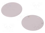 End piece; Keystone; grey; for DIN rail mounting HARTING
