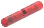 CRIMP TERMINAL, BUTT, RED