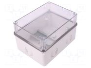 Enclosure: junction box; X: 109mm; Y: 149mm; Z: 54mm; ABS; IP55 ELEKTRO-PLAST NASIELSK