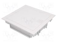 Enclosure: for modular components; IP30; plaster embedded; white ELEKTRO-PLAST NASIELSK