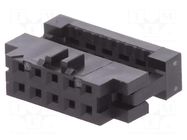 Connector: IDC; plug; female; PIN: 10; Minitek; IDC; 2mm; 2x5; 1mm AMPHENOL COMMUNICATIONS SOLUTIONS