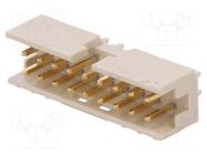 Socket; wire-board; male; Minitek; 2mm; PIN: 18; THT; on PCBs; 2A Amphenol Communications Solutions