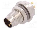 Connector: M8; male; PIN: 3; unshielded; socket; IP67; 60V; 2.5÷4.5mm TE Connectivity