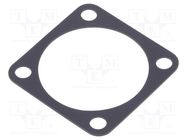 Socket gasket; flange (4 holes); 97,MS/DS; size 22 