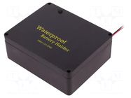 Holder; D,R20; Batt.no: 3; cables; 150mm; black; IP65; with switch COMF