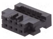 Connector: IDC; plug; female; PIN: 8; Minitek; IDC; for ribbon cable AMPHENOL COMMUNICATIONS SOLUTIONS