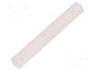 Screwed spacer sleeve; hexagonal; polyamide; M3; 42mm FIX&FASTEN