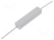 Resistor: wire-wound; cement; THT; 75Ω; 10W; ±5%; Ø0.8x35mm SR PASSIVES