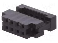 Connector: IDC; plug; female; PIN: 8; Minitek; IDC; for ribbon cable AMPHENOL COMMUNICATIONS SOLUTIONS