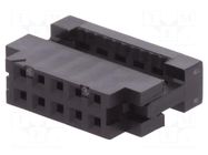 Connector: IDC; plug; female; PIN: 10; Minitek; IDC; 2mm; 2x5; 1mm AMPHENOL COMMUNICATIONS SOLUTIONS