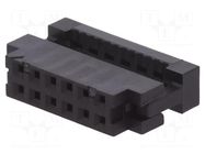 Connector: IDC; plug; female; PIN: 12; Minitek; IDC; 2mm; 2x6; 1mm AMPHENOL COMMUNICATIONS SOLUTIONS