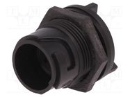 Connector: circular; socket; male; PIN: 6; w/o contacts; UL94V-0 BULGIN