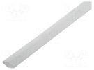 Heat shrink sleeve; glueless; 2: 1; 12.7mm; L: 1m; white; -55÷125°C CYG/KTG