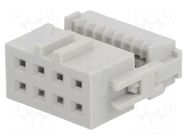 Connector: IDC; plug; female; PIN: 8; Quickie; IDC; for ribbon cable AMPHENOL COMMUNICATIONS SOLUTIONS