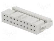 Connector: IDC; plug; female; PIN: 20; Quickie; IDC; 2.54mm; 2x10 AMPHENOL COMMUNICATIONS SOLUTIONS